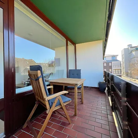 Apartment Ferienwohnung Mitten In Mit Balkon Strandlaufer 2 *